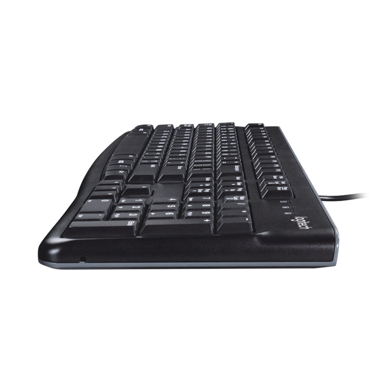 Produktbild för Logitech K120 Corded Keyboard tangentbord USB QWERTY Engelsk Svart