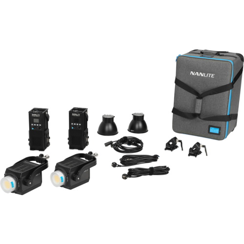NANLITE NANLITE Forza 500 II 2 Kit LED Spot Light with Trolley Case