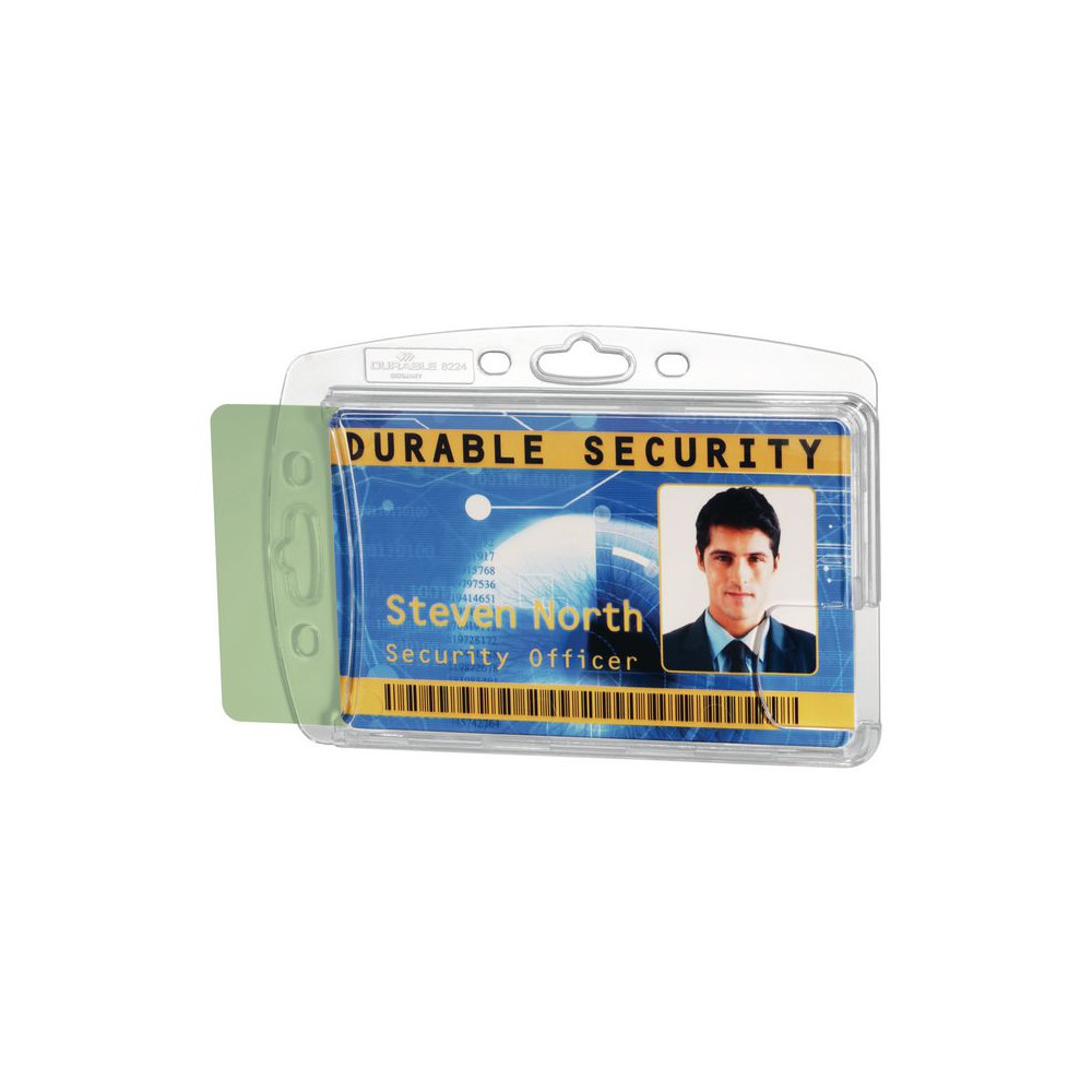 Produktbild för Korthållare DURABLE akryl dubbels.10/fp