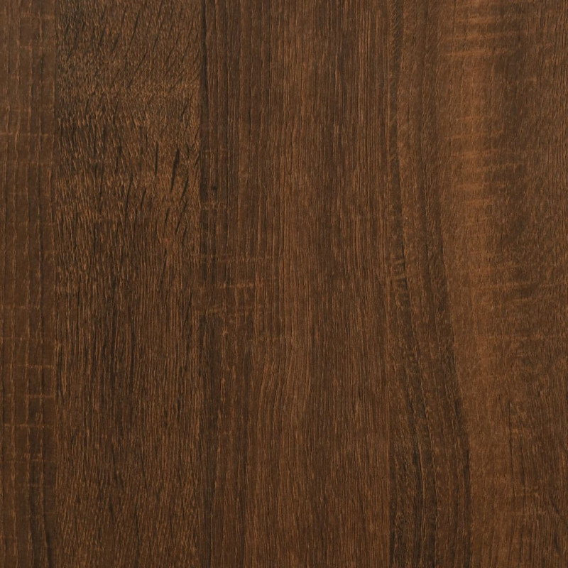 Produktbild för Väggskåp brun ek 34,5x34x90 cm