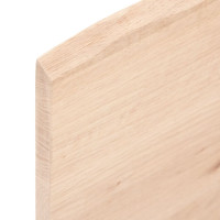 Miniatyr av produktbild för Bänkskiva för badrum 100x60x2 cm obehandlat massivt trä