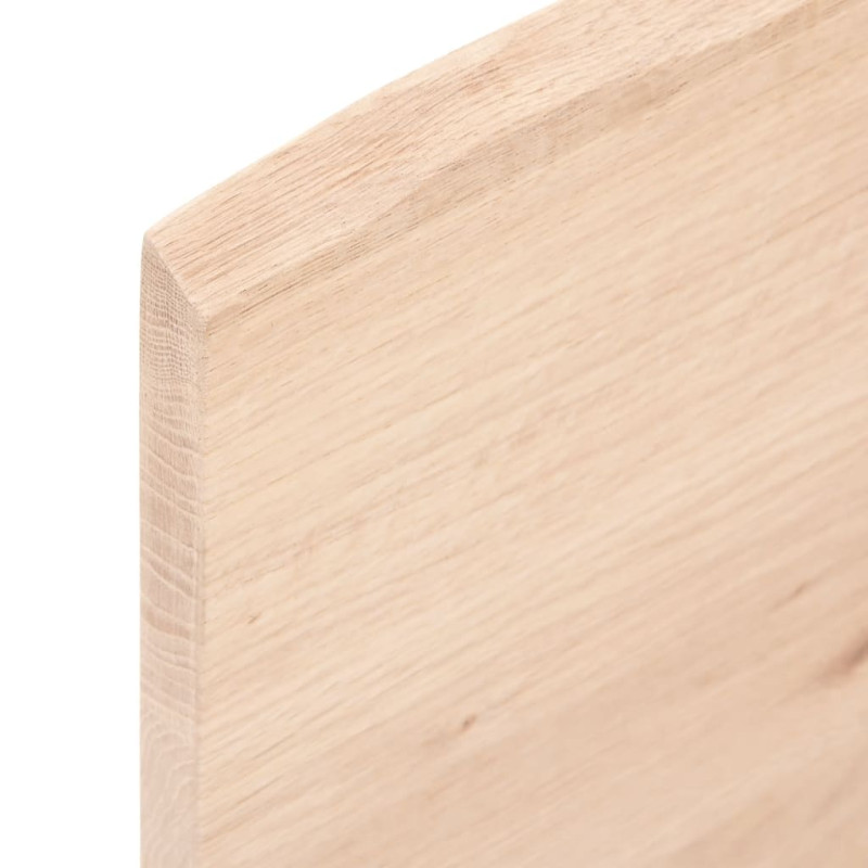 Produktbild för Bänkskiva för badrum 100x60x2 cm obehandlat massivt trä