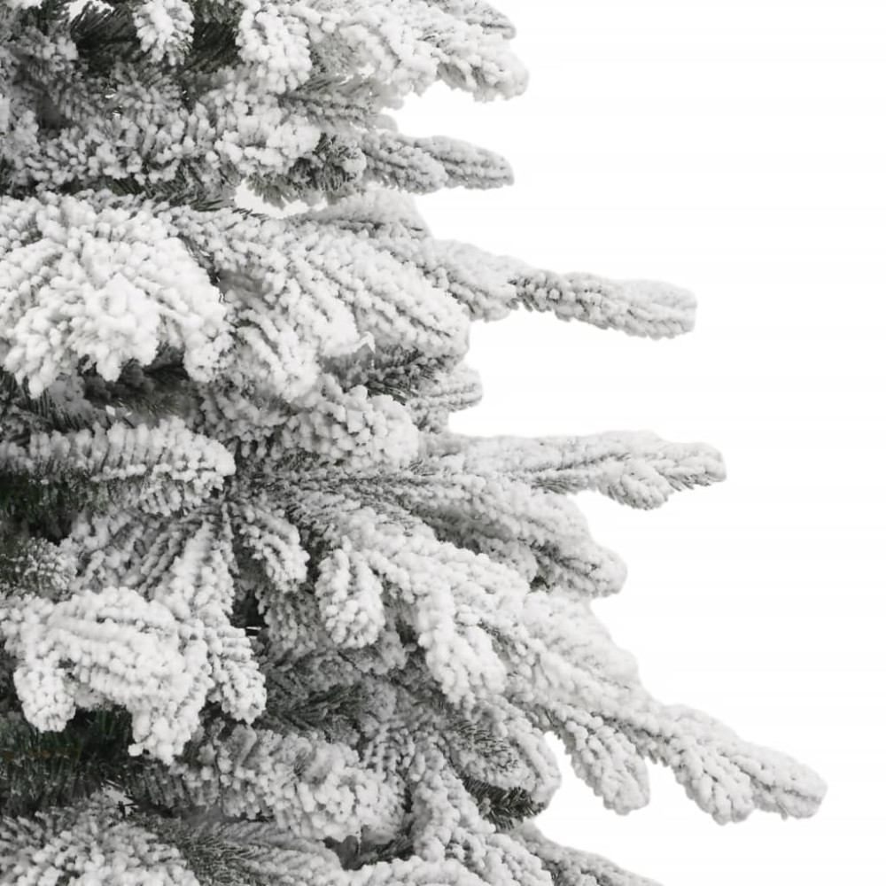 Produktbild för Plastgran med snö gångjärn 210 cm