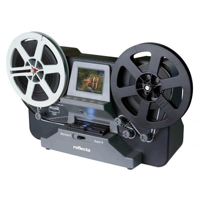 Produktbild för Reflecta Film Scanner Super 8 – Normal 8 Film-/diabildsscanner Svart