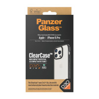 Miniatyr av produktbild för PanzerGlass ClearCase mobiltelefonfodral 15,5 cm (6.1") Omslag Svart, Transparent