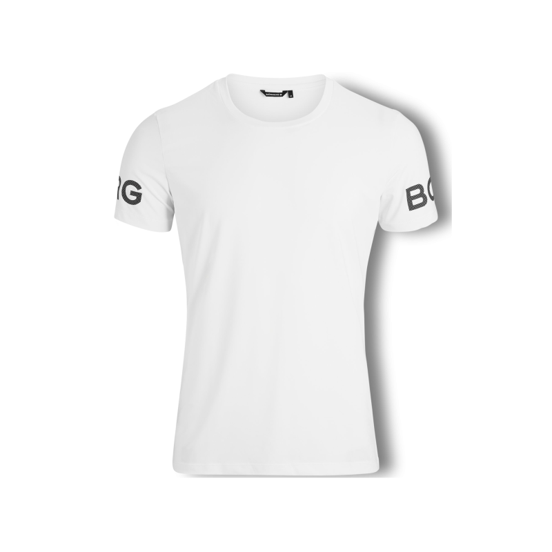 Produktbild för Borg Logo T-shirt White Male