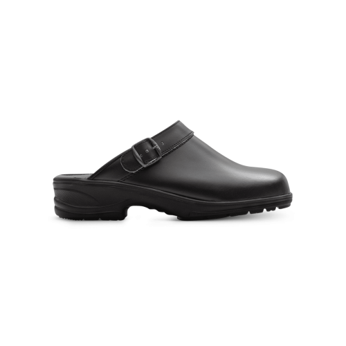 Monitor Birka Backstrap Work Clog Black Unisex - Skor