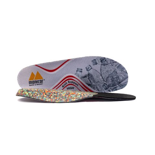Monitor Arch Support High Insole Red Unisex