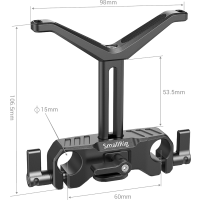 Produktbild för SMALLRIG 2681 Universal Lens Support 15mm LWS