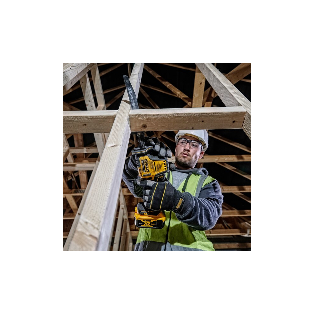 Produktbild för DeWALT DCS369NT-XJ tigersåg 2800 spm Svart, Gul