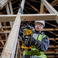 Produktbild för DeWALT DCS369NT-XJ tigersåg 2800 spm Svart, Gul