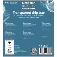 Produktbild för Nordic Quality 352196 delar och tillbehör till diskmaskin Transparent