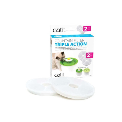Catit Catit Triple Action Filter till automatisk vattenautomat för husdjur