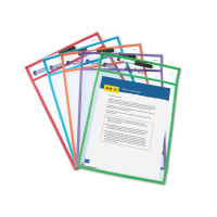 Produktbild för Write & Erase plastficka 5/fp