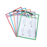 Produktbild för Write & Erase plastficka 5/fp
