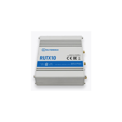 Teltonika Teltonika RUTX10 trådlös router Gigabit Ethernet Dual-band (2,4 GHz / 5 GHz) Vit