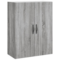 Produktbild för Väggskåp grå sonoma 69,5x34x90 cm konstruerat trä