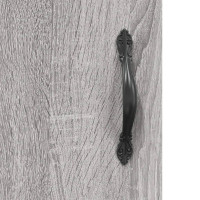 Produktbild för Väggskåp grå sonoma 69,5x34x90 cm konstruerat trä