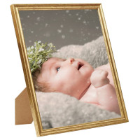 Produktbild för Fotoramar 10 st för bord guld 10x15 cm MDF