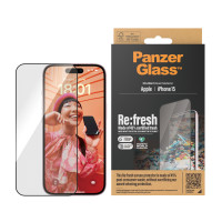 Miniatyr av produktbild för PanzerGlass UWF Refresh with 45% rec. Glas Genomskinligt skärmskydd Apple 1 styck
