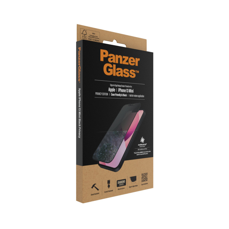 Produktbild för PanzerGlass PROP2744 skärm- och baksidesskydd till mobiltelefon Genomskinligt skärmskydd Apple 1 styck