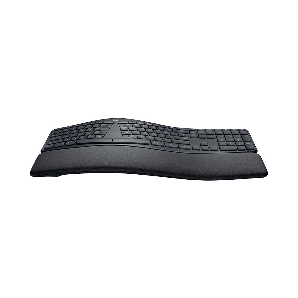 Produktbild för Logitech Ergo K860 tangentbord Trådlös RF + Bluetooth QWERTY Nordic grafit