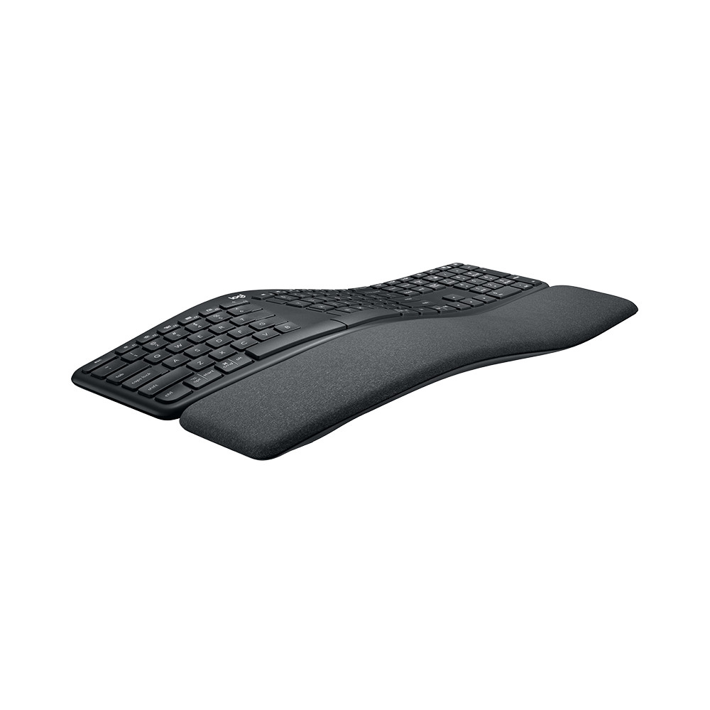 Produktbild för Logitech Ergo K860 tangentbord Trådlös RF + Bluetooth QWERTY Nordic grafit