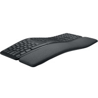 Produktbild för Logitech Ergo K860 tangentbord Trådlös RF + Bluetooth QWERTY Nordic grafit
