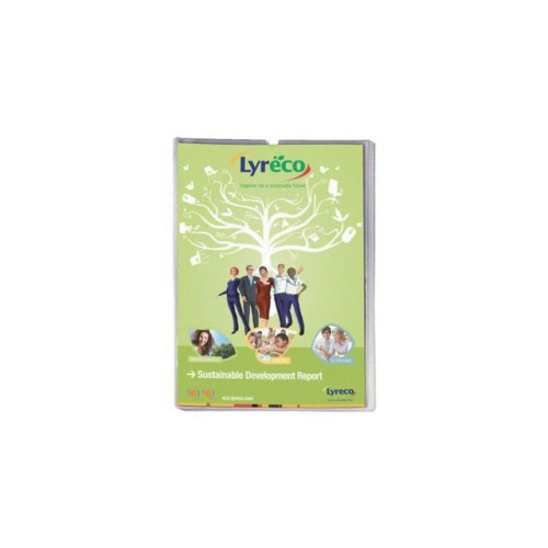 Lyreco BUDGET Plastfodral LYRECO budget A4 0,13 25/fp