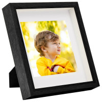 Miniatyr av produktbild för Fotoramar 3D 3 st svart 23x23 cm för 13x13 cm foto