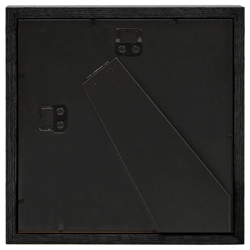 Produktbild för Fotoramar 3D 3 st svart 23x23 cm för 13x13 cm foto