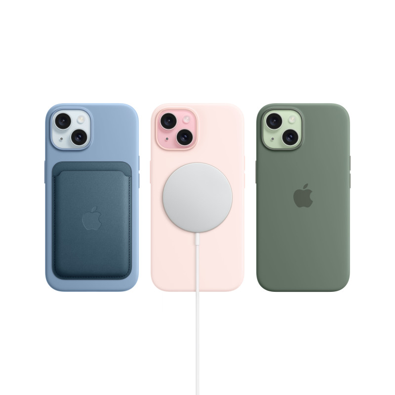 Produktbild för Apple iPhone 15 15,5 cm (6.1") Dubbla SIM-kort iOS 17 5G USB Type-C 128 GB Gul