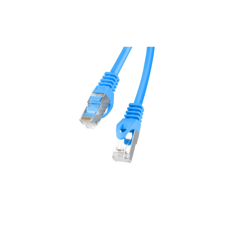 Produktbild för Lanberg PCF6-10CC-0100-B nätverkskablar Blå 1 m Cat6 F/UTP (FTP)