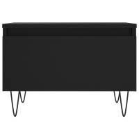 Miniatyr av produktbild för Soffbord 2 st svart 50x46x35 cm konstruerat trä