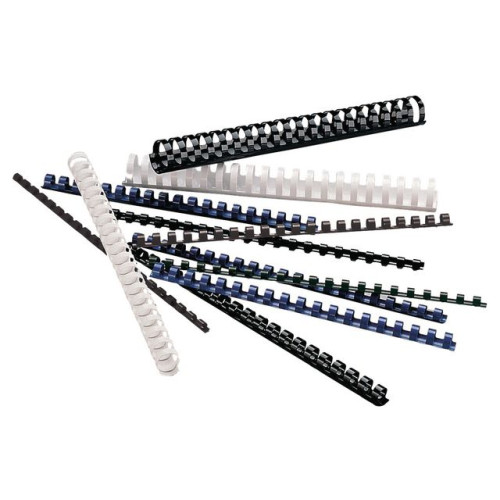 Lyreco Plastspiral LYRECO 12mm svart 100/fp