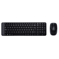 Produktbild för Logitech Wireless Combo MK220 - sats med tangentbord och mus - internationell engelska Inmatningsenhet