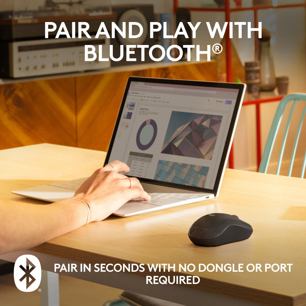 Produktbild för Logitech M240 datormöss Ambidextrous Bluetooth