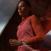 Produktbild för Apple Watch Series 9 (GPS) - midnattsaluminium - smart klocka med sportband - midnatt - 64 GB