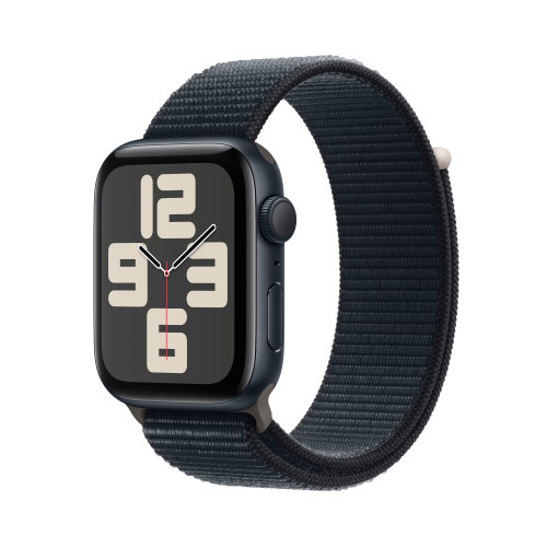Apple Apple Watch SE OLED 44 mm Digital 368 x 448 pixlar Pekskärm Svart Wi-Fi GPS