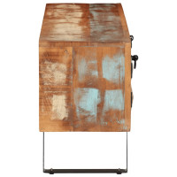 Produktbild för Tv-bänk 112x30x45 cm massivt återvunnet trä