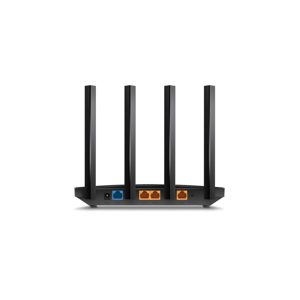 Produktbild för TP-Link Archer AX12 trådlös router Snabb Ethernet Tri-band (2,4 GHz / 5 GHz / 5 GHz) Svart