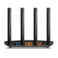Produktbild för TP-Link Archer AX12 trådlös router Snabb Ethernet Tri-band (2,4 GHz / 5 GHz / 5 GHz) Svart