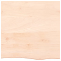 Produktbild för Bänkskiva för badrum 60x60x2 cm obehandlat massivt trä