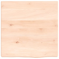 Produktbild för Bänkskiva för badrum 40x40x2 cm obehandlat massivt trä