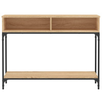 Produktbild för Avlastningsbord sonoma-ek 100x30,5x75 cm konstruerat trä