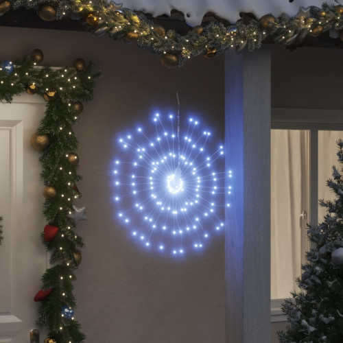 vidaXL Julbelysning 140 LED kallvit 17 cm