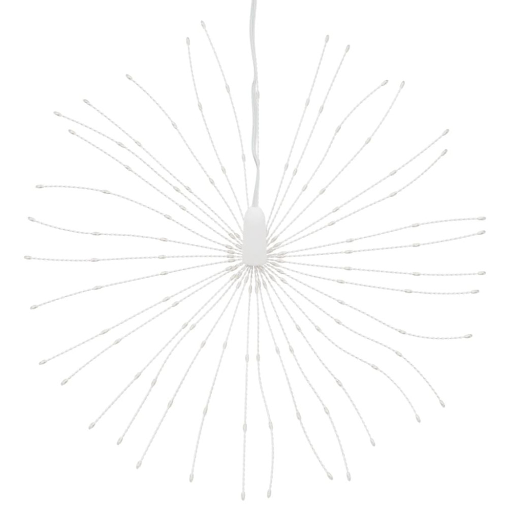 Produktbild för Julbelysning 140 LED kallvit 17 cm