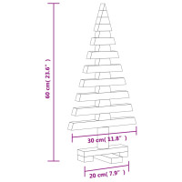 Produktbild för Julgran i trä 180 cm massiv furu