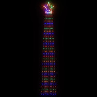 Produktbild för Julgransbelysning 320 LED färgglad 375 cm
