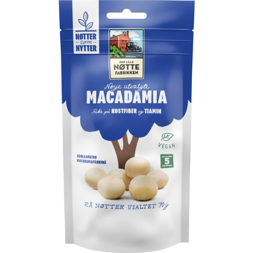 NØTTEFABRIKKEN Macadamianötter 70 g